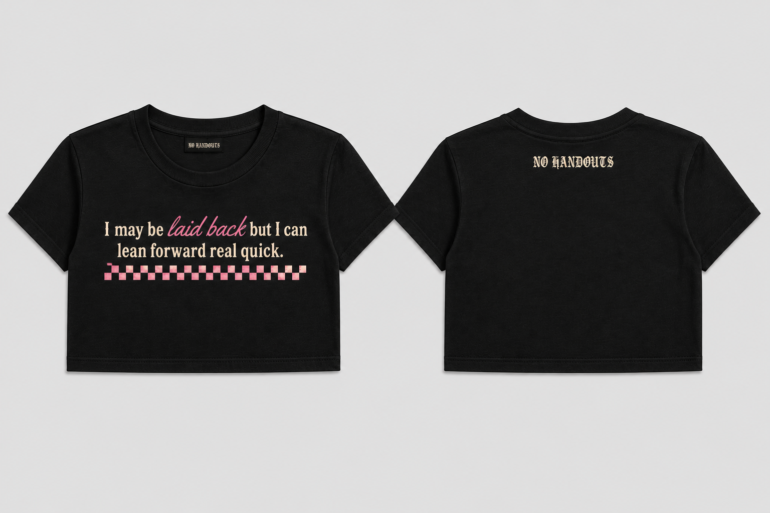 Women’s laid back - Crop Top