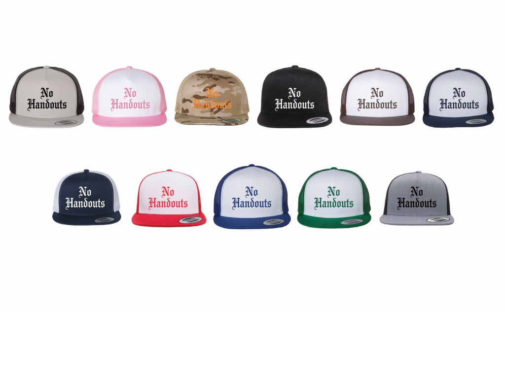 No Handouts Old E hats - Various Colors