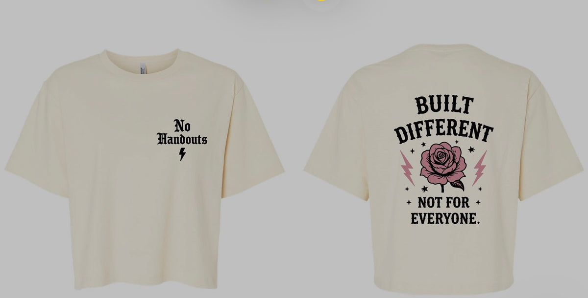 Women’s Built Different Crop