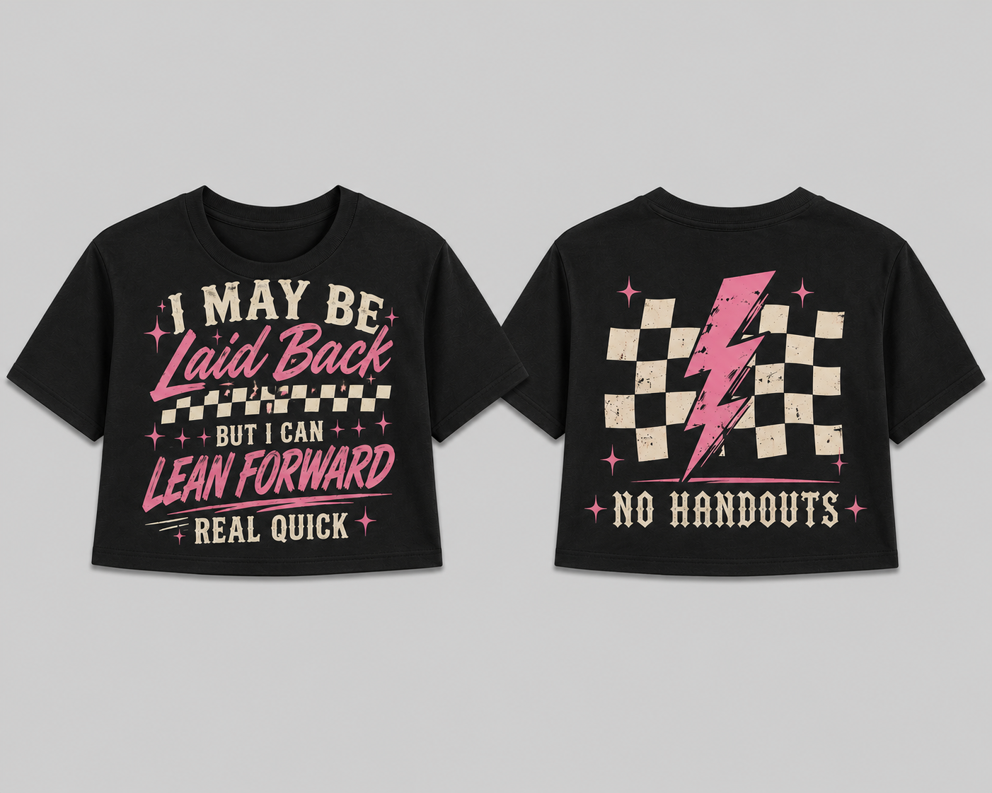 Women’s laid back crop top