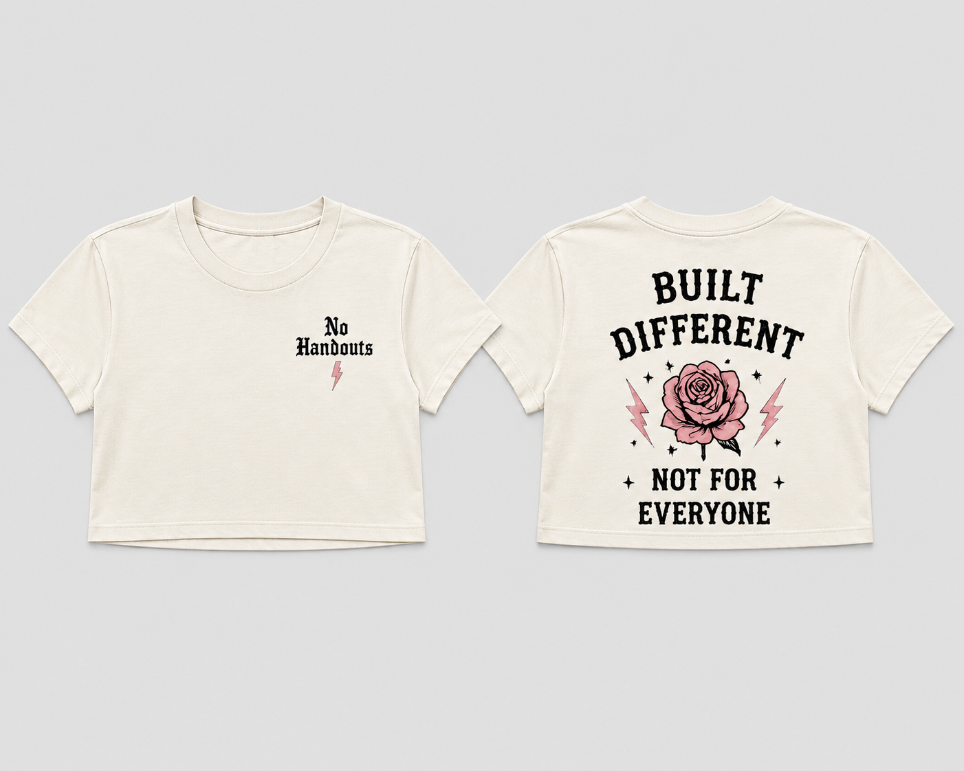 Women’s Built Different Crop