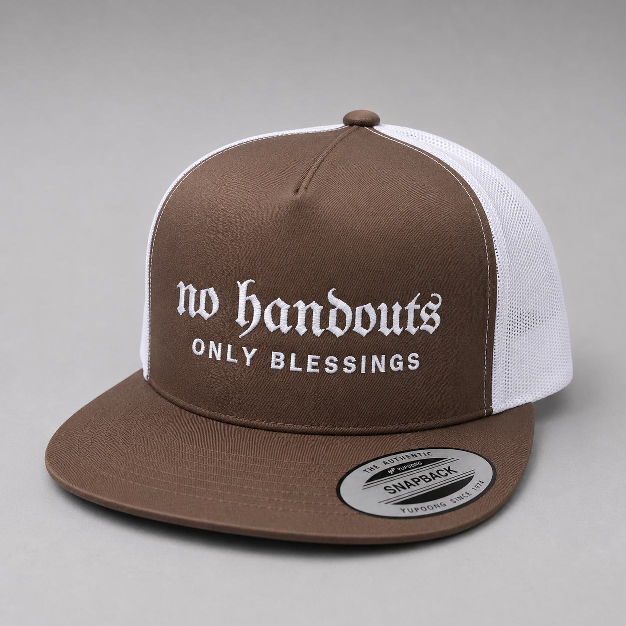 No Handouts Only Blessings Snapback Hat - Various Colors