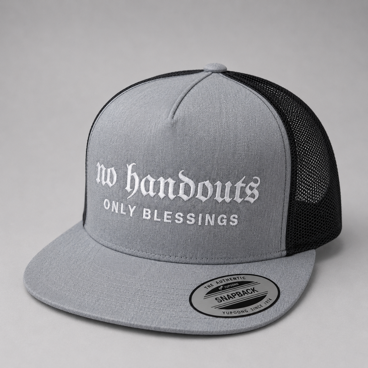 No Handouts Only Blessings Snapback Hat - Various Colors