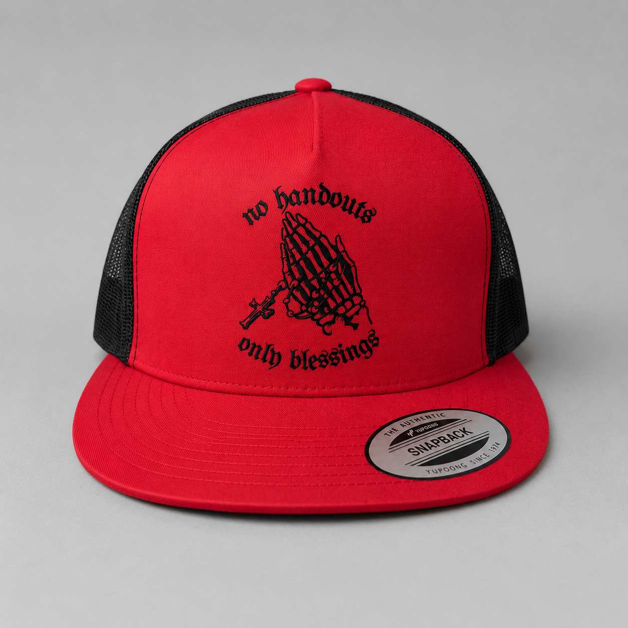 Praying Hands Snapback Hats - Various Colors