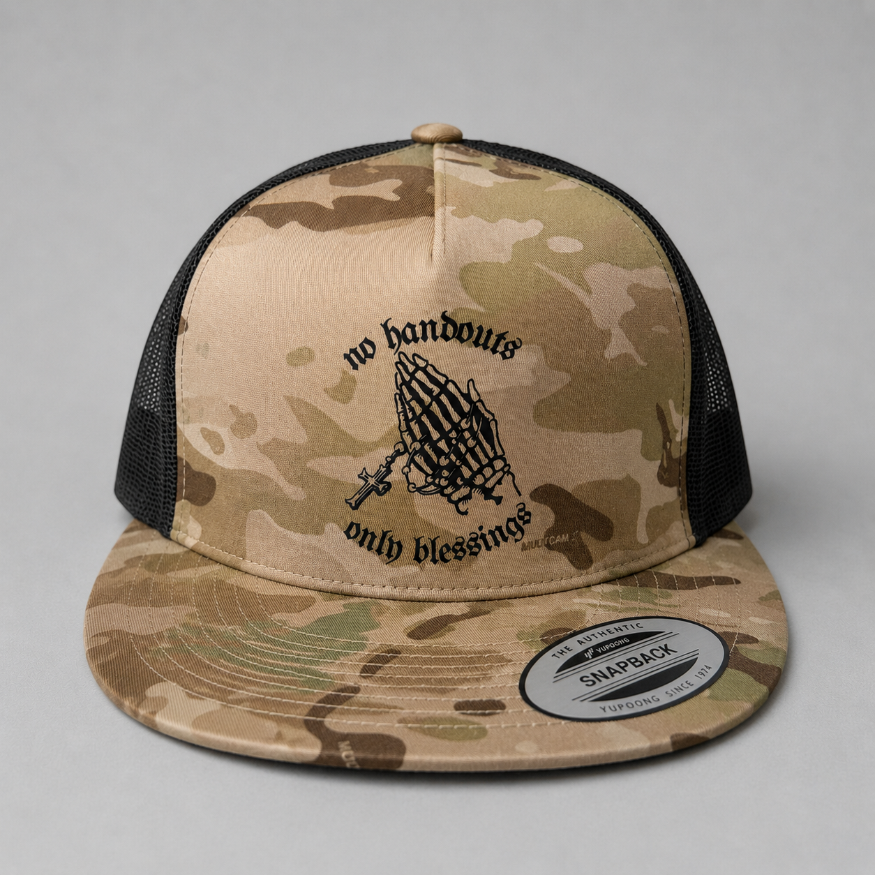 Praying Hands Snapback Hats - Various Colors