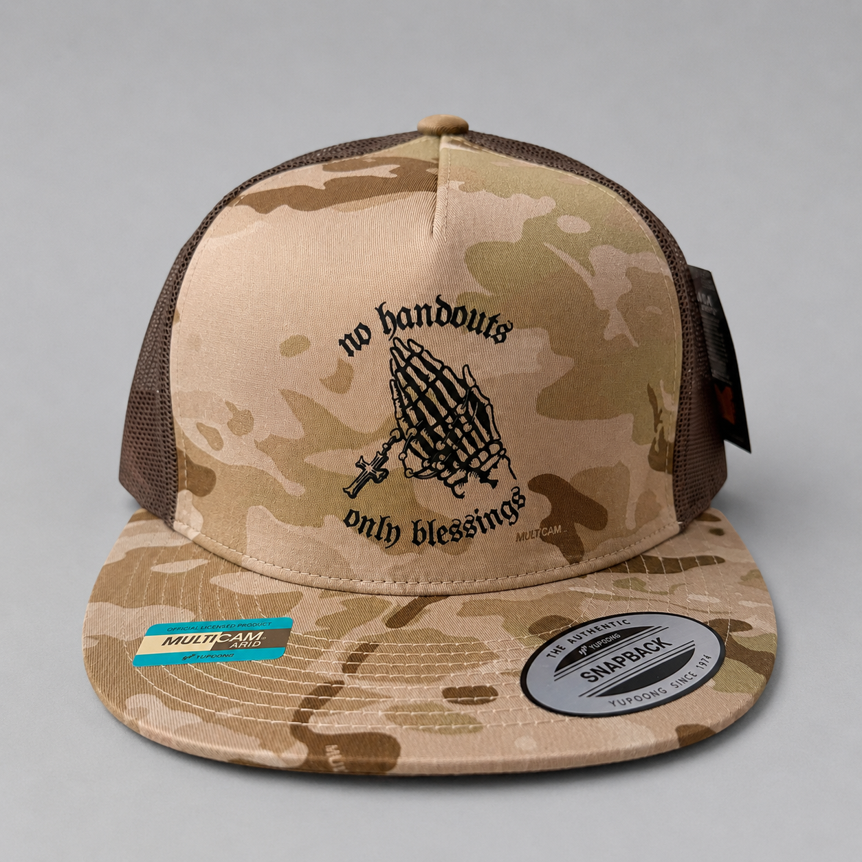 Praying Hands Snapback Hats - Various Colors