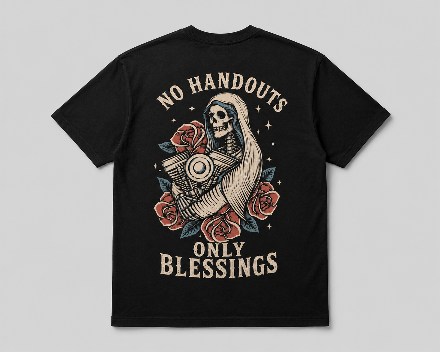 No Handouts Only Blessings Mother Tee