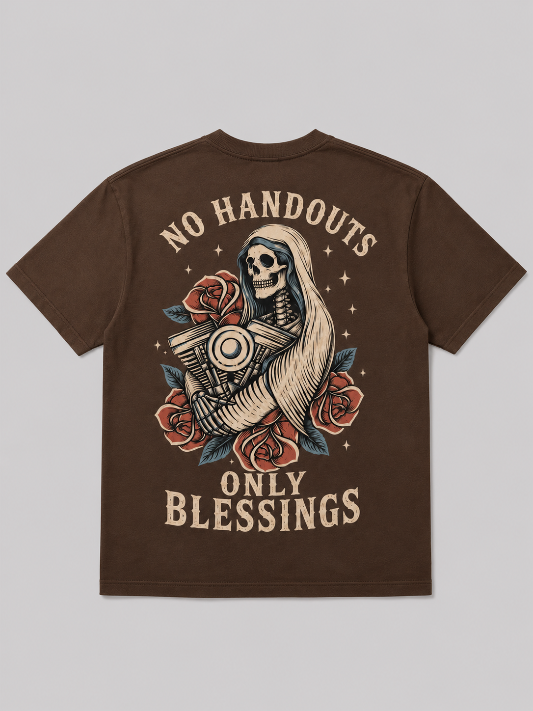 No Handouts Only Blessings Mother Tee - Various Colors