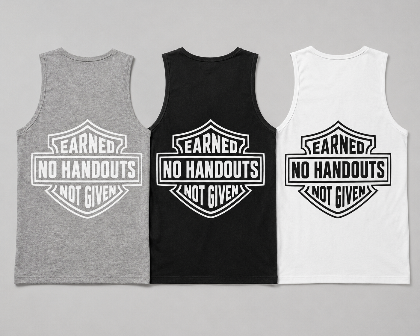 Earned Not Given Men’s Tanks - Various Colors