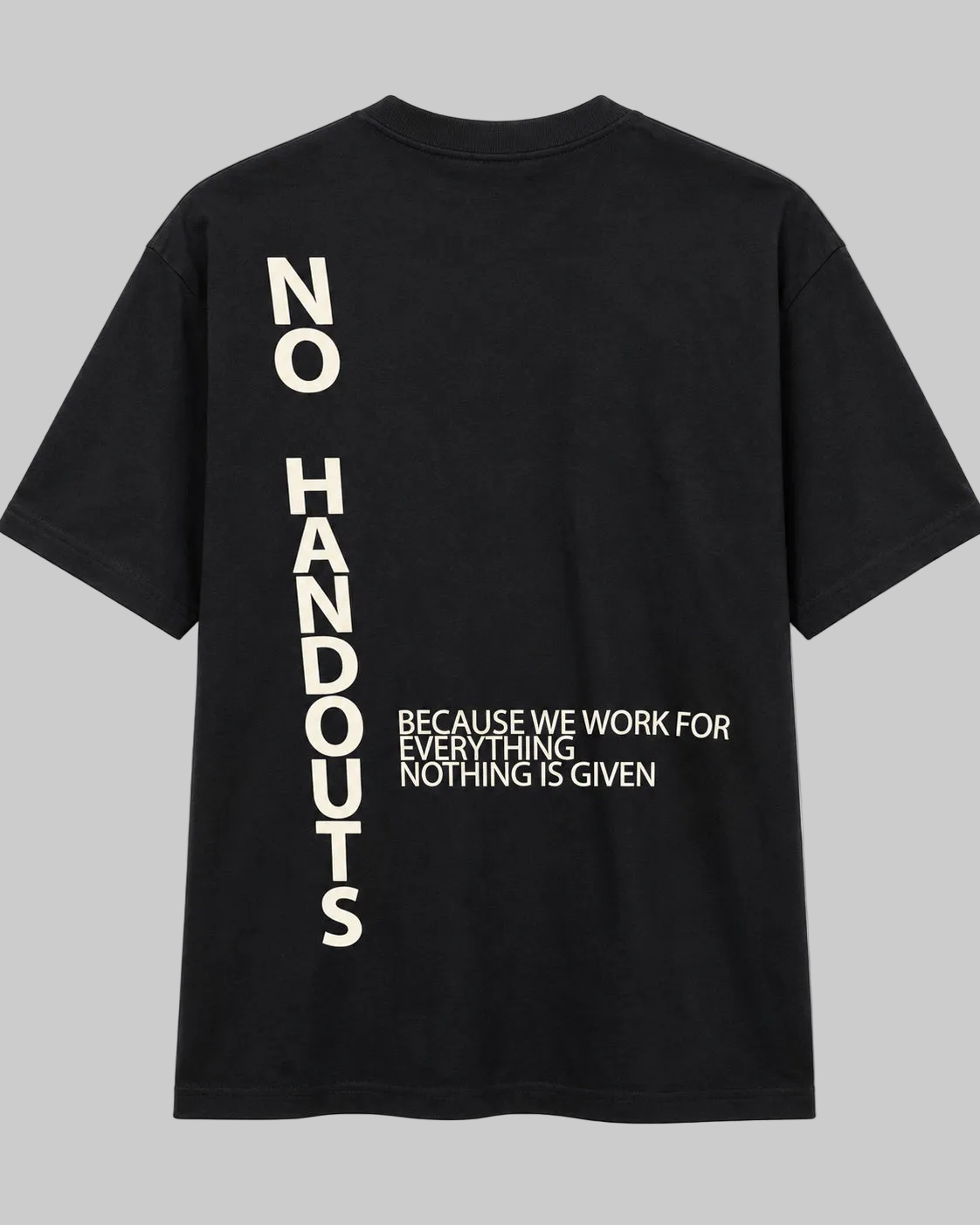 No Handouts long down back  image 0